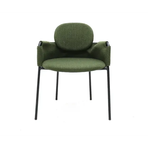 Iron chair with green fabric for sale Tbilisi