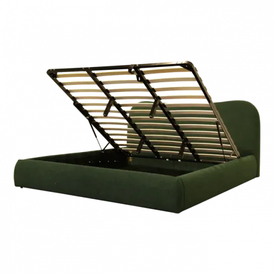 For sale green bed with storage 160X200 Tbilisi