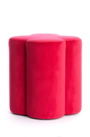 Pink fabric pouf Tbilisi