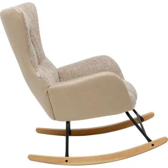 Gray steel rocking chair Tbilisi