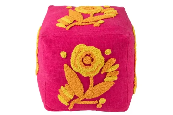 For sale is a pouf decorated with pink decor. Tbilisi
