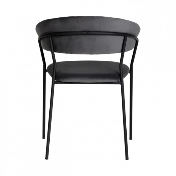 Იყიდება მუქი ნაცრისფერი ხავერდის სკამი თბილისი