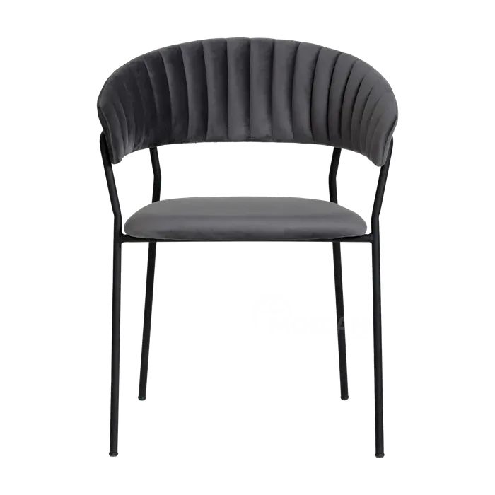 Dark gray velvet chair for sale Tbilisi - photo 1