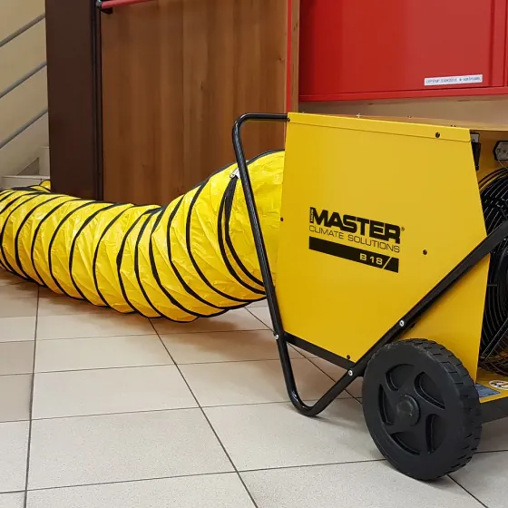 Master B 18 air duct heater for rent Tbilisi