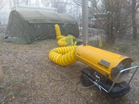 Rent a heater Master BV 290 with air duct Tbilisi