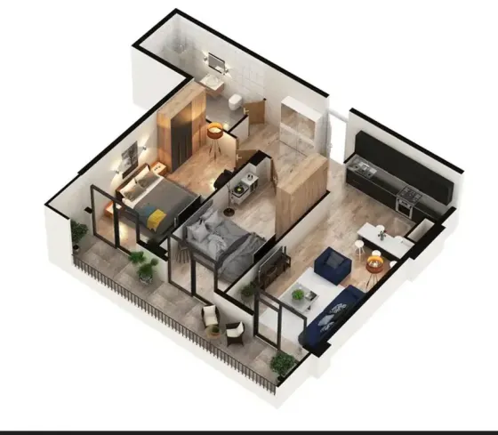 Apartments For Sale three-room 98м² 12/15 floor Tbilisi