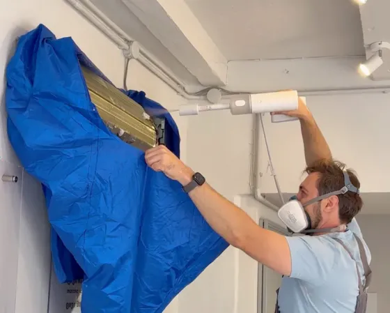 Cleaning the air conditioner Tbilisi