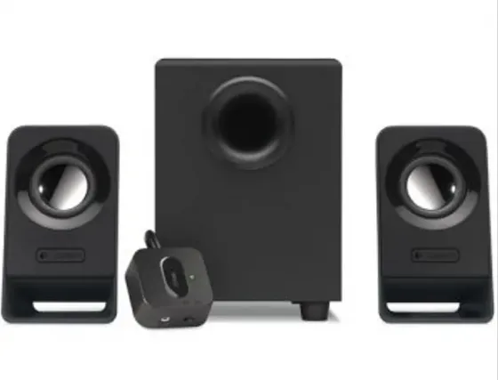 Ახალი კომპიუტერის დინამიკი საბვუფერით Logitech Z213 თბილისი