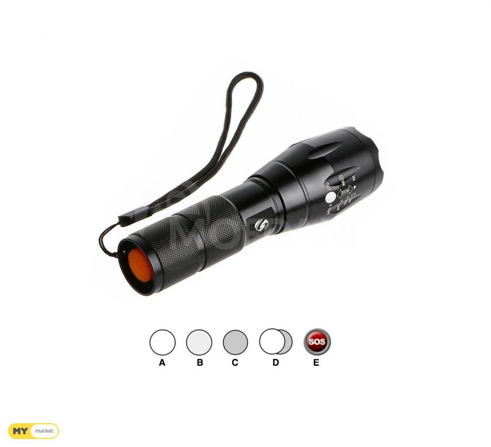 Оригинальный тактико-охотничий фонарь 8000LM Тбилиси - изображение 1