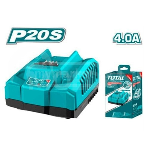 სახრახნისის აკუმულატორის დამტენი TOTAL TFCLI20411 (20 V) თბილისი - photo 1