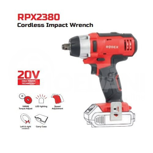 Accumulator screwdriver. Working 20V - RPX2380 Tbilisi - photo 1