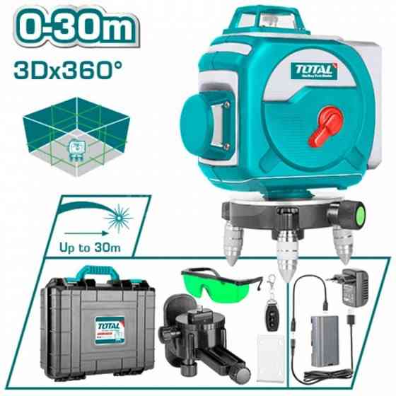 Лазерный нивелир переменного тока, рабочий диапазон 30м 360° Тбилиси