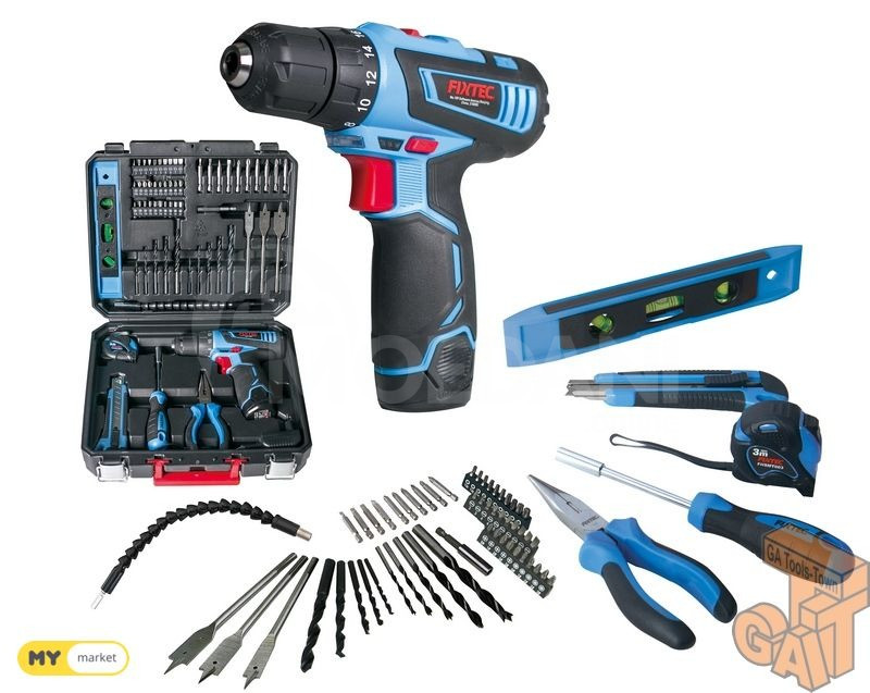 აქცია! შურუპავიორტის ნაკრები 12ვტ/12V Li-ion CORDLESS DRILL თბილისი - photo 1