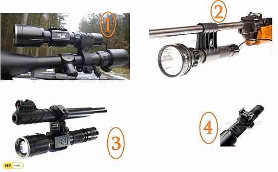 Flashlight with gun mount Q-01 Tbilisi