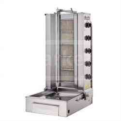 Shawarma machine with lower engine, 5 burners, LPG Tbilisi