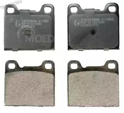 Denckermann B110863 დისკის სამუხრუჭე ხუნდები თბილისი - photo 1