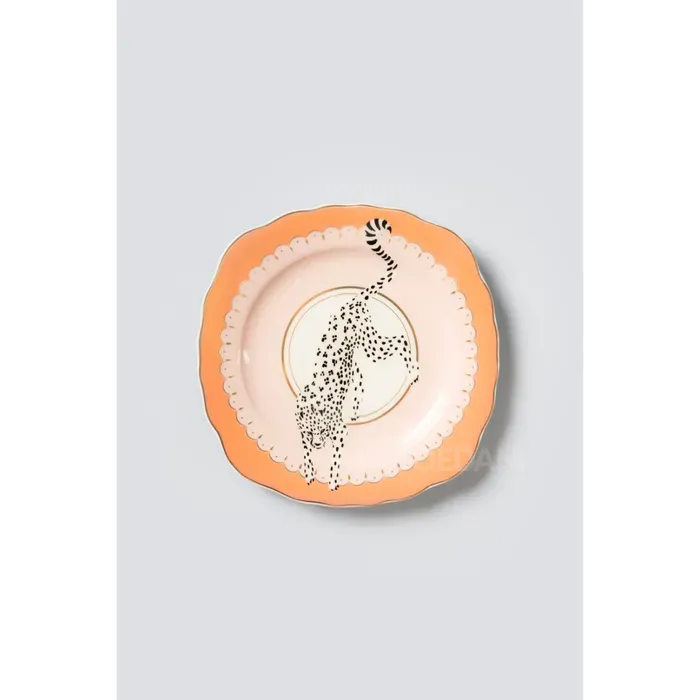 Ღია ვარდისფერი ფაიფურის თეფში თბილისი - photo 1