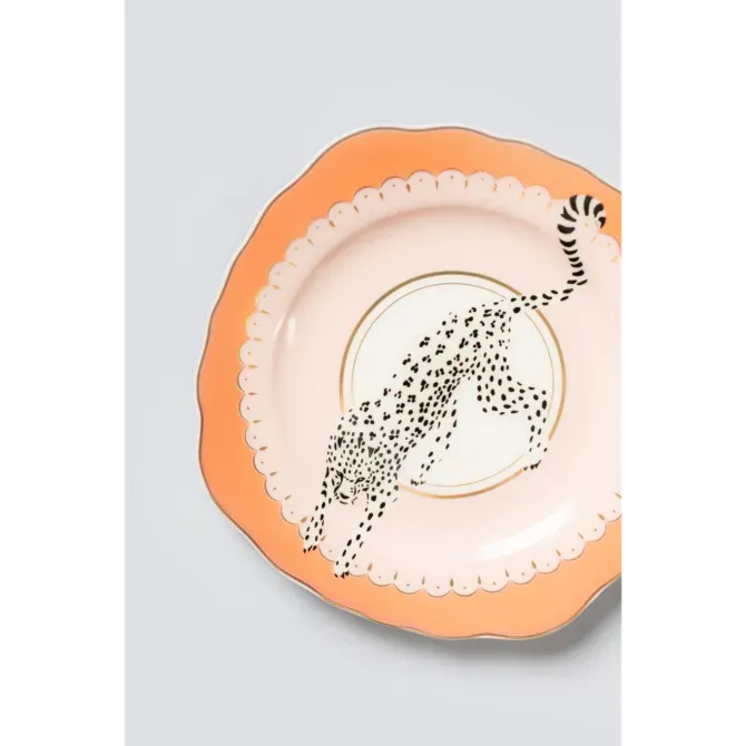 Ღია ვარდისფერი ფაიფურის თეფში თბილისი - photo 2