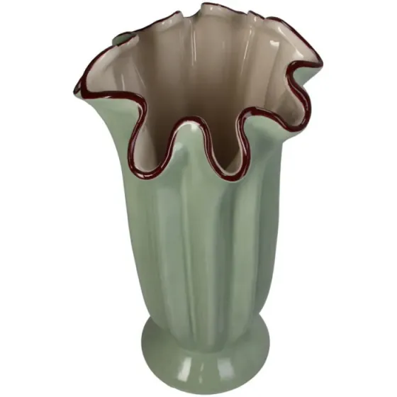 Ღია მწვანე კერამიკის ლარნაკი თბილისი