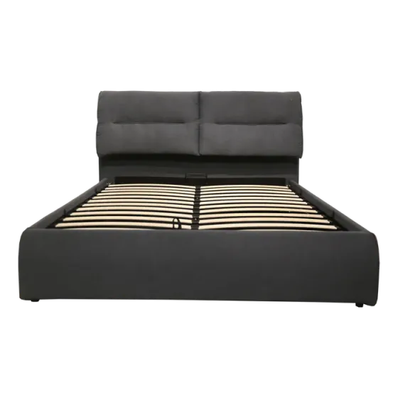 Შავი ფერის საწოლი სათავსოთი 160X200 თბილისი