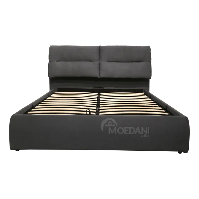 Შავი ფერის საწოლი სათავსოთი 160X200 თბილისი - photo 1