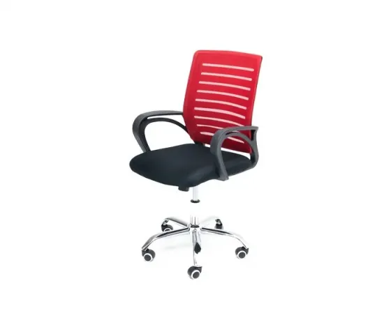 Წითელი გორგოლაჭებიანი სავარძელი 55X55X45 თბილისი