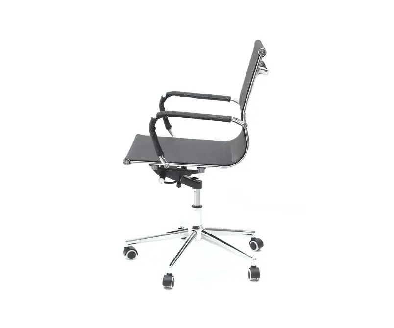 Შავი ქსოვილის გორგოლაჭებიანი სავარძელი თბილისი - photo 2