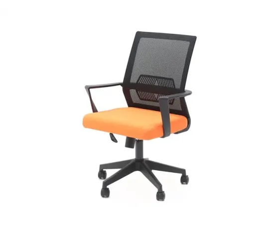 Სტაფილოსფერი ქსოვილის გორგოლაჭებიანი სკამი თბილისი