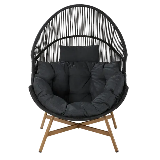 Მუქი ნაცრისფერი ფოლადის სავარძელი თბილისი