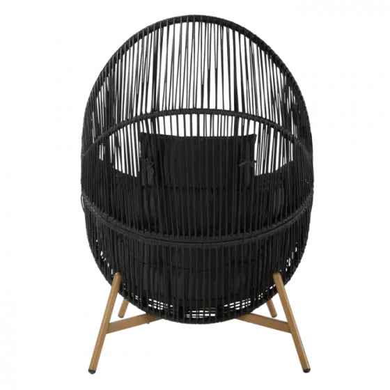 Მუქი ნაცრისფერი ფოლადის სავარძელი თბილისი