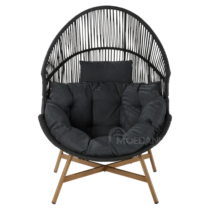 Მუქი ნაცრისფერი ფოლადის სავარძელი თბილისი - photo 1