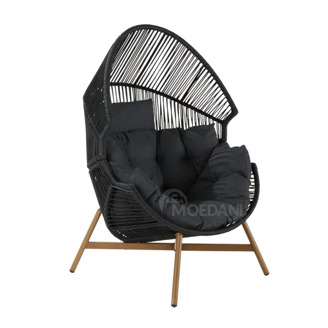 Მუქი ნაცრისფერი ფოლადის სავარძელი თბილისი - photo 2