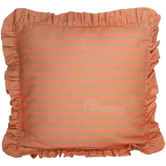 Ნარინჯისფერი ბამბის დეკორატიული ბალიში თბილისი - photo 1