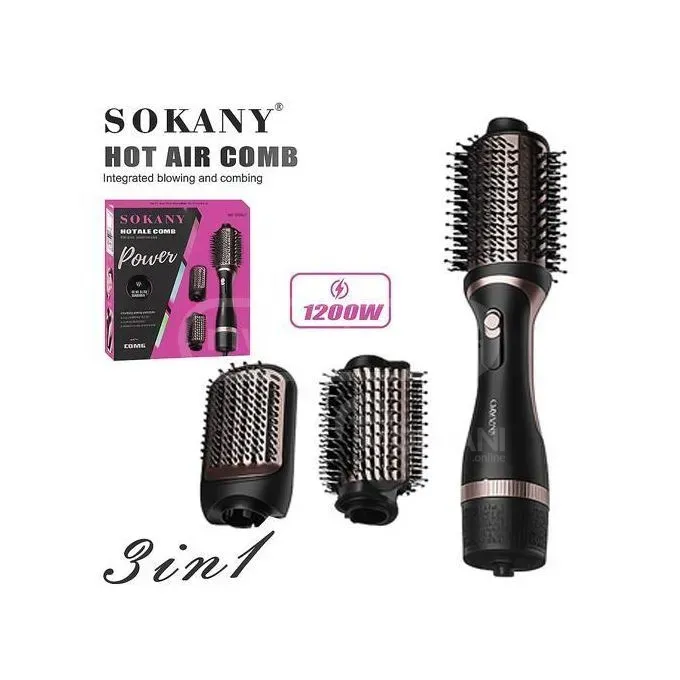 The Sokany 3 in 1 hair dryer and comb is a multifunctional tool. Tbilisi - photo 1