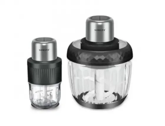 The Elitcompany equipment store offers a Sokany chopper with a large glass and a small glass. Tbilisi