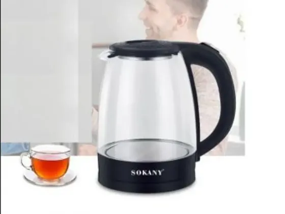The Elitcompany electronics store offers a unique glass electric kettle Sokany Tbilisi