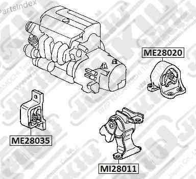 Jikiu MI28011 ძრავის სამაგრი თბილისი