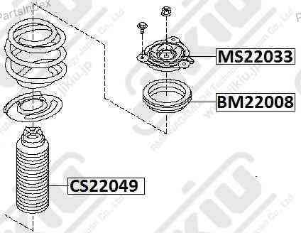 Jikiu BM22008 shock absorber support bearing Tbilisi
