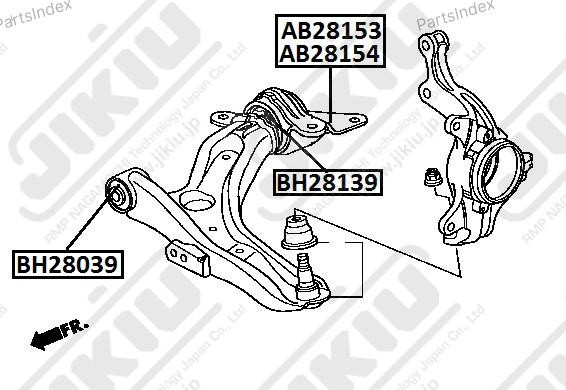 Сайлентблок Jikiu BH28139 Тбилиси - изображение 3