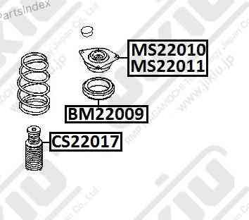 Jikiu BM22009 shock absorber support bearing Tbilisi