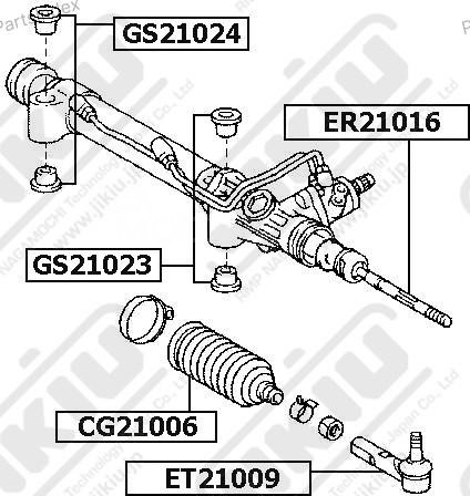 Подушка крепления рулевой рейки Jikiu GS21023 Тбилиси - изображение 1