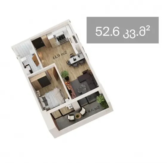 Продам 3-комн. квартиру 62.4м² 7/12 эт. Тбилиси