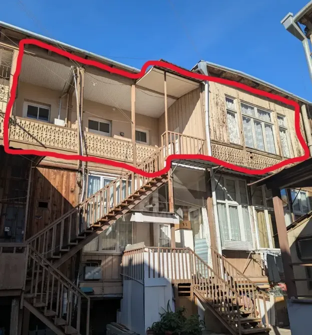 ქირავდება 2 ოთახიანი ბინა 60მ² 3/3 სართ თბილისი - photo 1