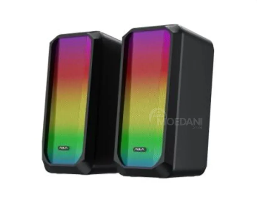 Computer Speaker Aula N-600 RGB Gaming Desktop Speaker 6W Black Tbilisi - photo 1