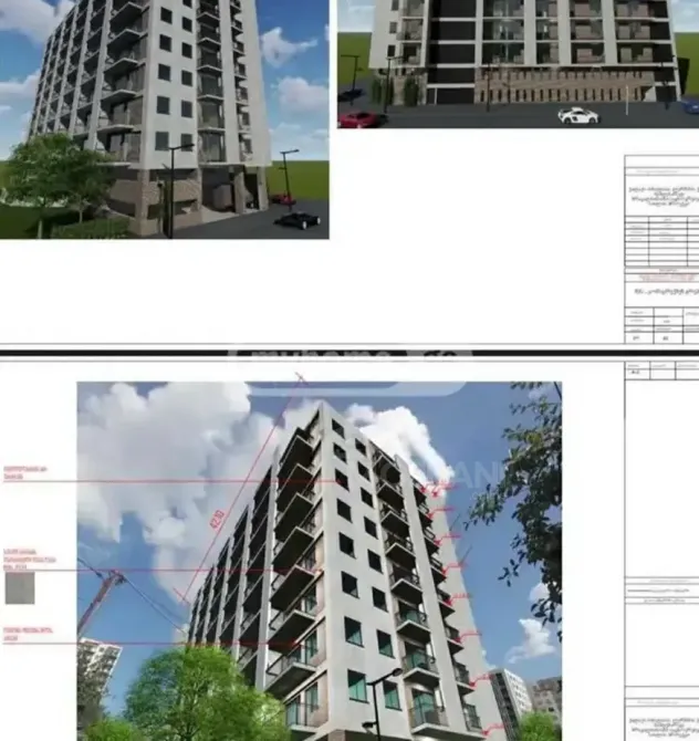 Apartments For Sale two-room 62.95м² 7/11 floor Tbilisi - photo 7