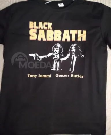 Black sabbath/pulp fiction ის მაისური თბილისი - photo 1