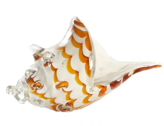 Белая стеклянная декоративная фигурка Тбилиси