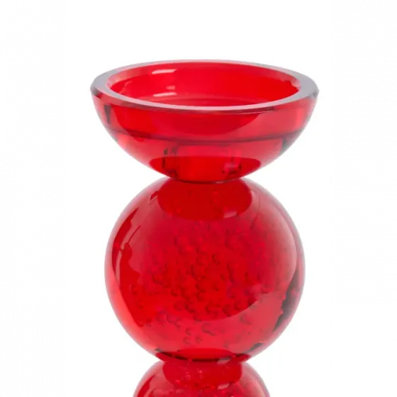 Подсвечник из прозрачного стекла Тбилиси