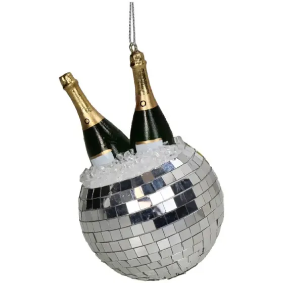 Новогоднее украшение из синего стекла Тбилиси