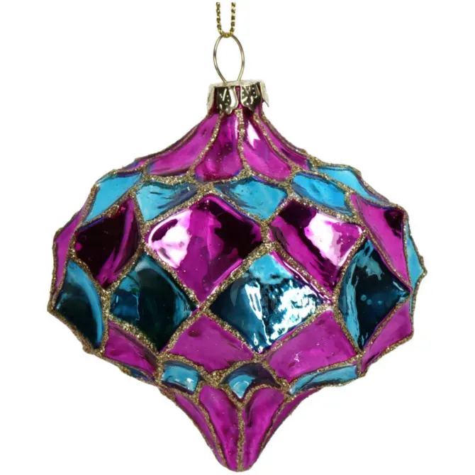 Новогоднее украшение из розового стекла Тбилиси - изображение 2